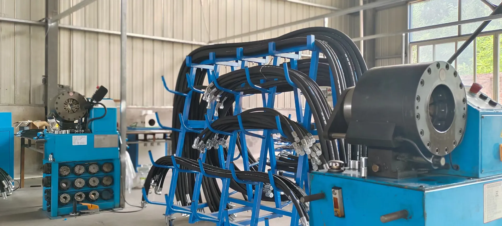 hydraulic hose crimping machine