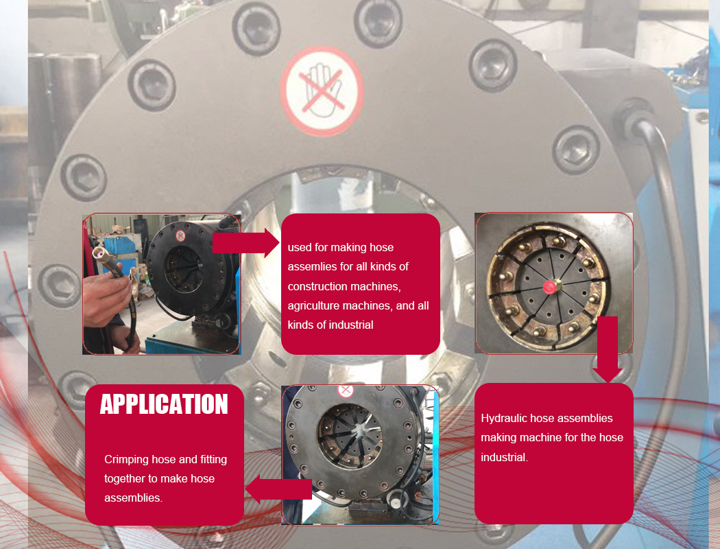 pipe crimping machine Hose crimping machine application