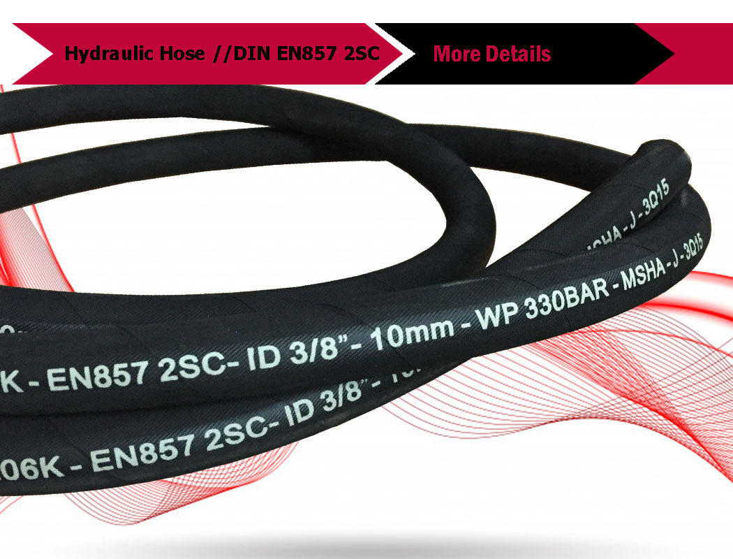 one wire hydraulic hose hydraulic hose en857 2sc-1