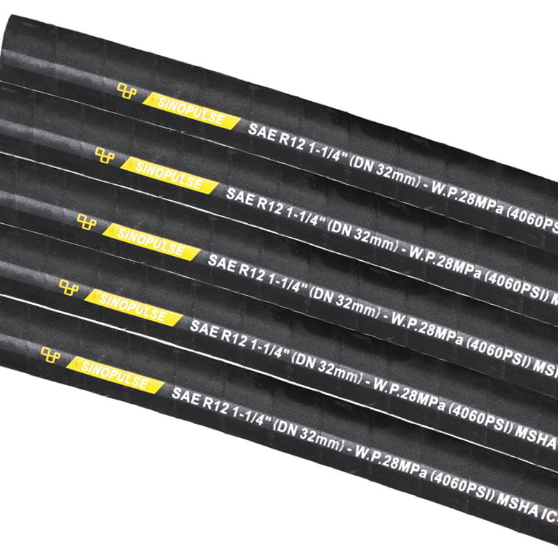 SAE100 R12 Four Steel Wire Spiral Hydraulic Hose SAE100 R12 Four Steel Wire Spiral Hydraulic Hose