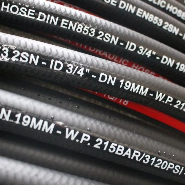 DIN EN853 2SN/ SAE100R2AT Two Steel Wire Braided Hydraulic Hose DIN EN853 2SN/ SAE100R2AT Two Steel Wire Braided Hydraulic Hose
