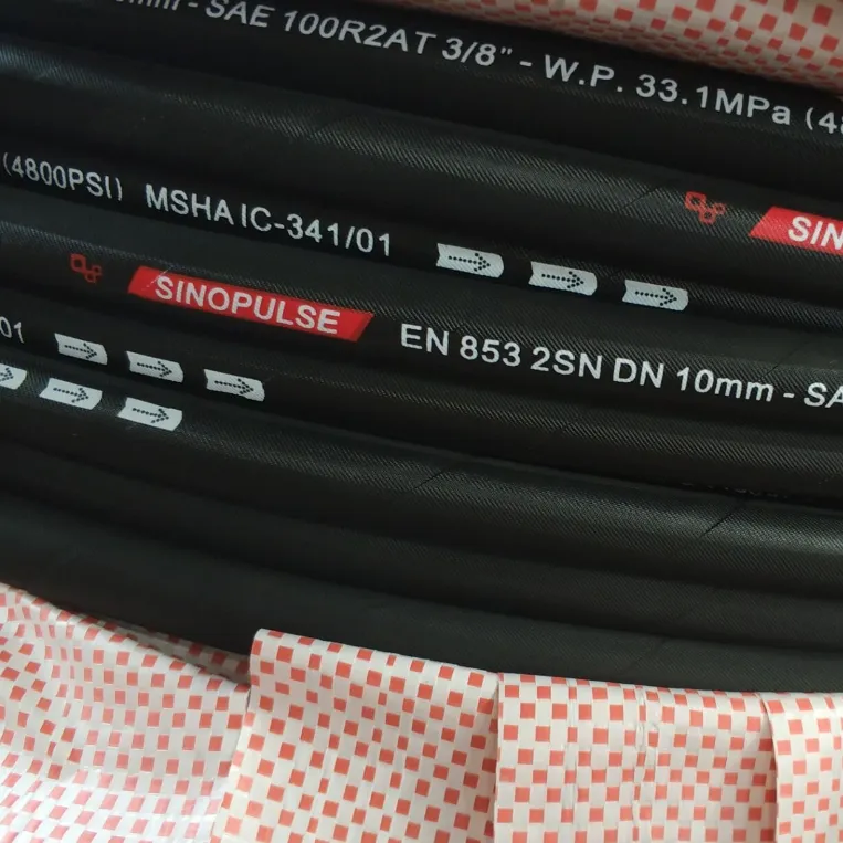 DIN EN853 2SN/ SAE100R2AT Two Steel Wire Braided Hydraulic Hose DIN EN853 2SN/ SAE100R2AT Two Steel Wire Braided Hydraulic Hose