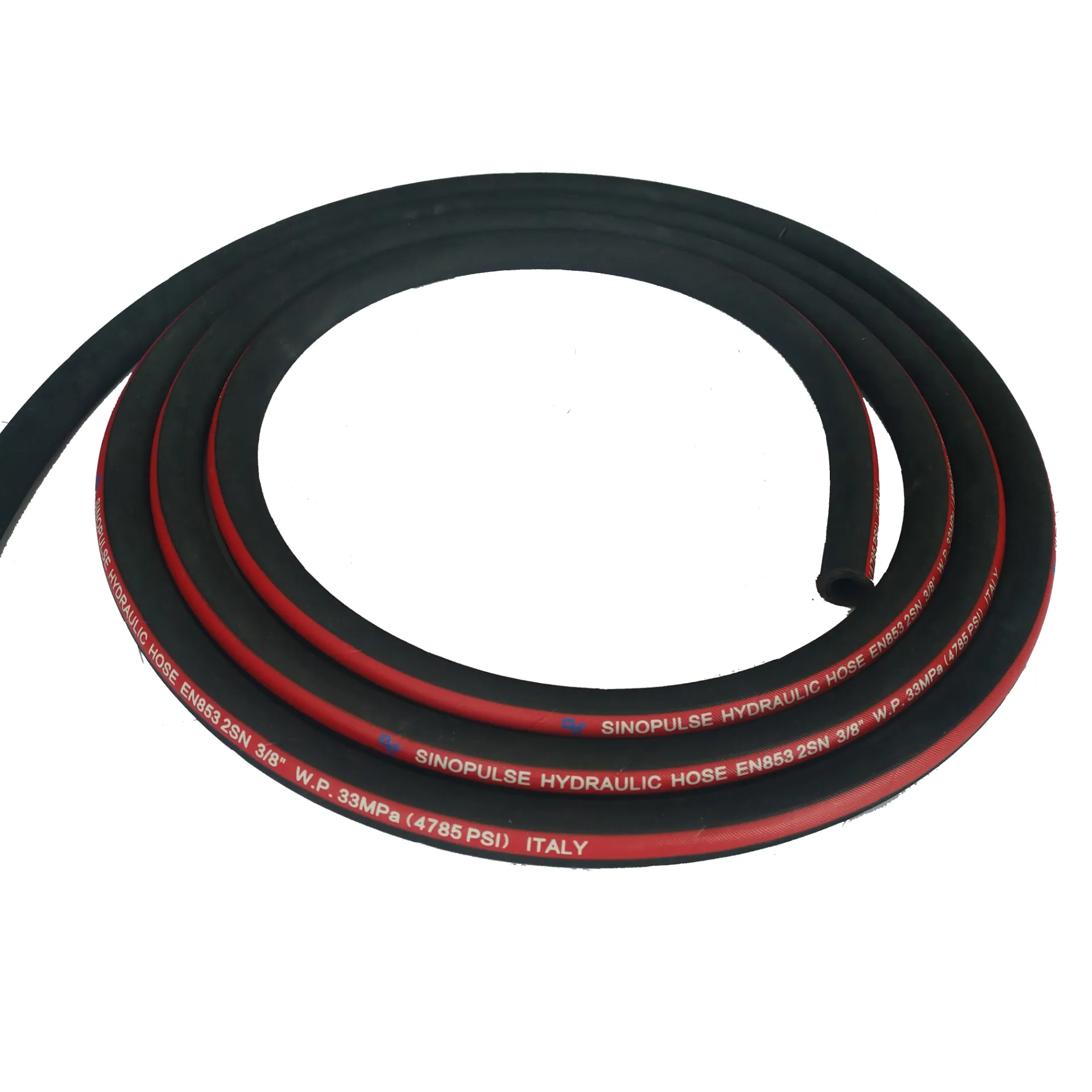 DIN EN853 2SN/ SAE100R2AT Two Steel Wire Braided Hydraulic Hose