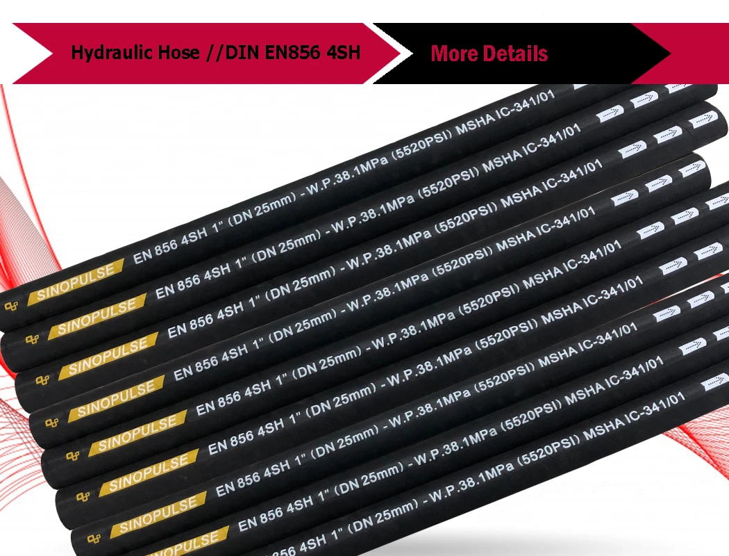 Built for Power—EN 856 4SH Rubber Hydraulic Hoses Make Their Mark at Canton Fair