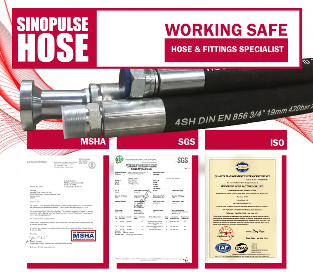 Engineered for Extreme Pressure: EN 856 4SH Hydraulic Hoses Factory Live at Canton Fair